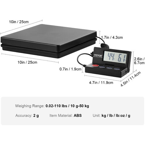 ADE Bilancia Digitale Bridget - 20 Kg - Piano In Vetro XXL DIN A4 - Per Pacchi, Lettere E Cucina - Argento - 4