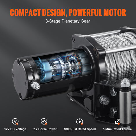 Motorino Avviamento DB Electrical SMT0420 Per ATV Diesel 455cc, Sostituisce M0T65181, 3086079 - 5
