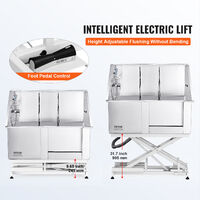 Vasca Toelettatura Cani In Acciaio Inox - Professionale Con Rubinetto Telescopico E Porta - Foto 7