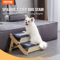 Scala Pieghevole Per Cani A 4 Gradini - Portatile, Carico 80 Kg, Per Auto E Divani, Antiscivolo