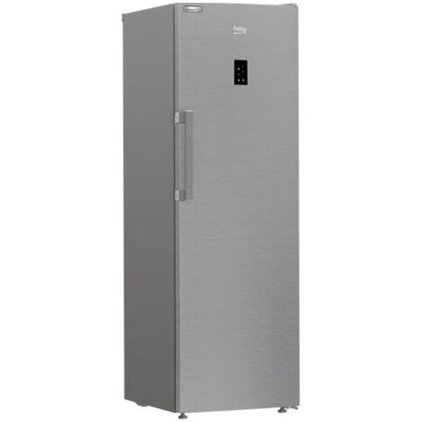 Beko – Réfrigérateur 1 porte 365L – Technologie No-frost AEROflow – Zone 0-3°C pour viande – Classe E – 35 dB – Dimensions 59,7x186,5x70,9 cm - B3RMLNE444HXB