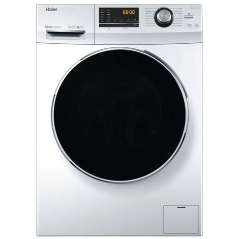 Haier – Lave-linge hublot 9 kg A+++ 1400 tr/min – Moteur Direct Motion silencieux – Fonction vapeur – Traitement antibactérien – HW90B14636N