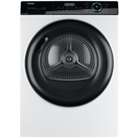 Haier – Sèche-linge à condensation 9 kg – Niveau sonore 65 dB – Pompe à chaleur – Fonction anti-plis – Écran intégré – Classe énergétique A++