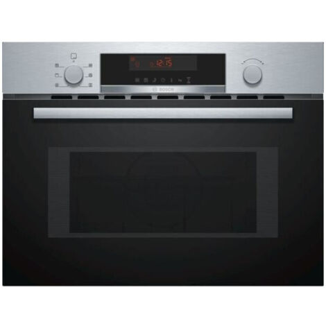 Bosch – Four micro-ondes combiné encastrable 44L – Puissance 900W – Gril 1750W – Technologie chaleur pulsée – Dimensions 454x594x570mm - CMA583MS0