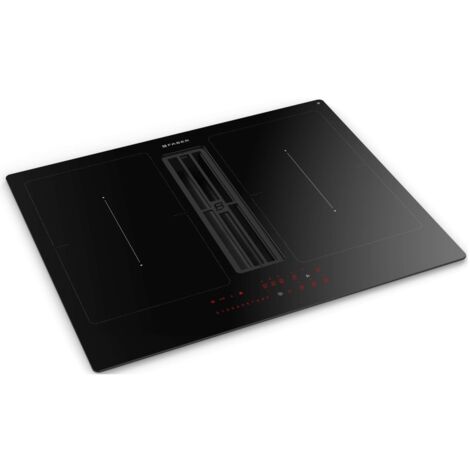 Faber – Plaque induction 4 foyers 60 cm – Puissance 7400 W – Système d'aspiration intégré – Commandes tactiles avec éclairage LED - GALILEOSMART600NFABER