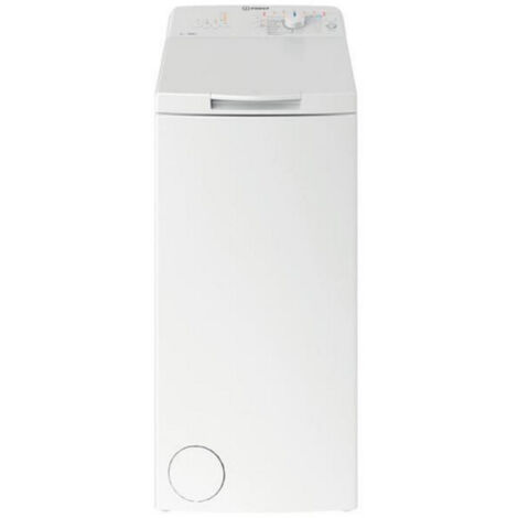 Indesit – Lave-linge top 6 kg – Vitesse d'essorage 1000 tr/min – Classe énergétique C – Ouverture par le haut – BTWNL60400FRN