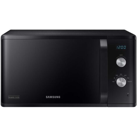 Samsung – Micro-ondes à poser 23L 800W noir – Technologie de réchauffage rapide – Dimensions 27.5 x 48.9 x 39.2 cm – MS23K3614AK - SOLO 23 L