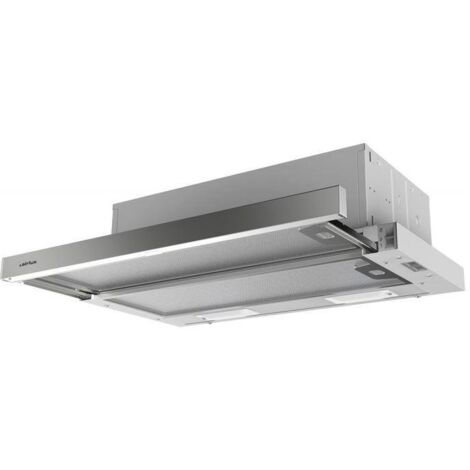 Airlux – Hotte tiroir 59.8cm – Aspiration évacuation ou recyclage – Débit d'air 310m3/h – Niveau sonore 67dB – Classe D (1/4)
