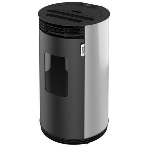 Supra – Poêle à granulés 20 kg – Efficacité 92% – Télécommandé – Pour salle jusqu'à 160 m² – Évacuation fumées 8 cm