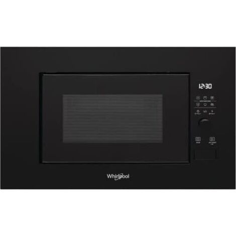 Whirlpool – Micro-ondes encastrable 20L 800W – Écran intégré – Commande rotatif et tactile – WMF200GNB