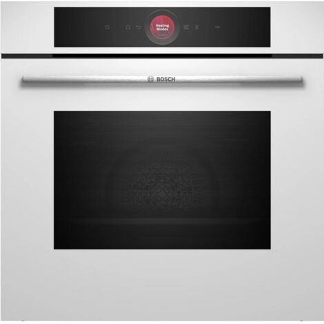Bosch – Four chaleur tournante 71L 60cm A+ pyrolyse – 14 modes de cuisson – Écran TFT couleur tactile – HBG7741W1