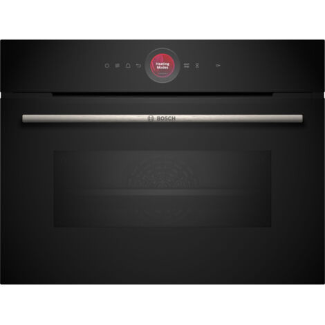 Bosch – Four combiné micro-ondes 45L – Chaleur tournante – Nettoyage hydrolyse – 16 modes de cuisson – Dimensions H45.5 x L59.4 x P54.8 cm – CMG7241B1