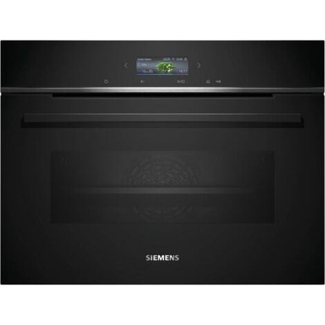 Siemens – CB774G1B1 – Four compact pyrolyse 47L A+ – Nettoyage pyrolyse et hydrolyse – Ecran TFT couleur tactile – Home Connect