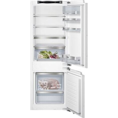 Siemens – Réfrigérateur congélateur encastrable 231 litres – KI77SADE0 – Niche 158 cm – Froid ventilé – Classe A+ – Idéal pour cuisines modernes - IQ500