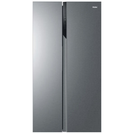 Haier – Réfrigérateur américain 528L – Ventilé – 177.5 x 90.8 x 64.7 cm – Classe E – 2 portes – Congélateur en bas