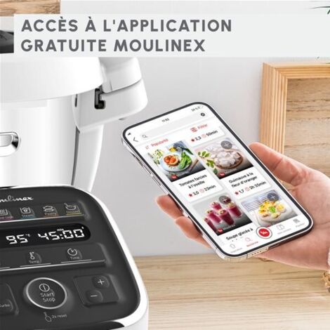 Coperchio In Vetro Per Robot Da Cucina Moulinex Companion – Ricambio Originale MS-0A19336