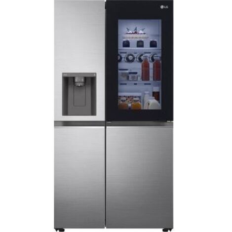 LG – Réfrigérateur américain 635L – Ventilé – Dimensions 179x91.3x73.5 cm – Classe E – Idéal pour familles nombreuses - GSXV80PZLE