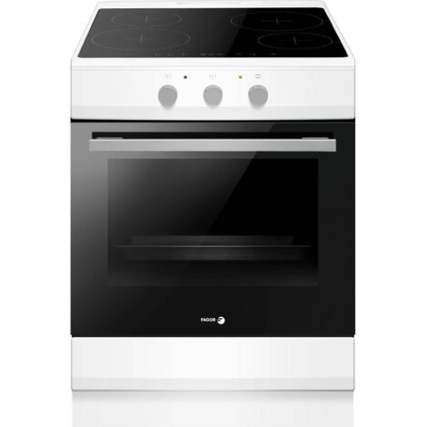 Fagor – Cuisinière mixte 65L 4 feux induction – Électrique multifonction – Nettoyage par catalyse – Classe A – 9000W – Dimensions 85x60x60cm - FACI2003B