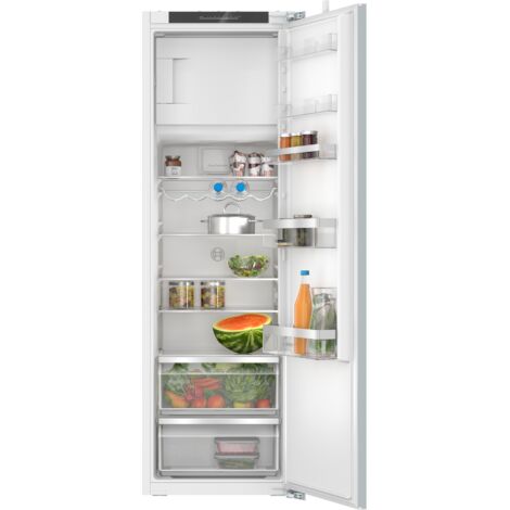 Bosch – Réfrigérateur intégrable 1 porte 280l – Volume réfrigérateur 246l – Congélateur 34l – Classe E – Fixation pantographe – 35 dB - KIL82VFE0