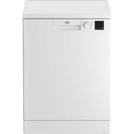 Beko – Lave-vaisselle 60 cm 13 couverts – Classe énergétique D – 5 programmes – Départ différé – Conso eau 12.9L/cycle – Blanc
