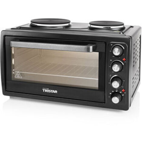 Tristar – Mini four chaleur tournante 38L – Puissance 3100W – Température jusqu'à 230°C – Dimensions 40.5 x 47.5 x 64 cm – Éclairage intérieur - OV-1443