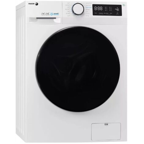 Fagor – Lave-linge hublot 12 kg – Classe A – Vitesse d'essorage 1400 tr/min – Écran LED – Autonettoyant – Départ différé 24h