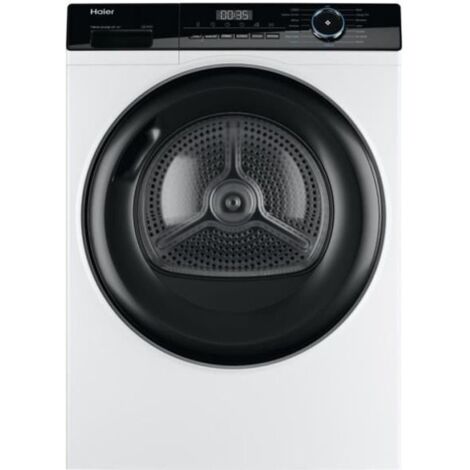 Haier – Sèche-linge à condensation 10 kg – Classe énergétique A++ – Niveau sonore 65 dB – Système de séchage pompe à chaleur – 15 programmes (1/5)