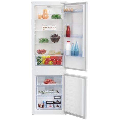 Beko – Réfrigérateur 1 porte 285L – Classe E – 177,5 cm de hauteur – Statique – Étagères en verre – 38 dB – Blanc (1/5)