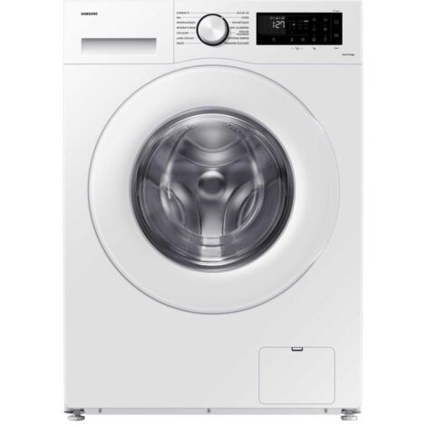 Samsung – Lave-linge frontal 9 kg – Vitesse d'essorage 1400 tr/min – Classe énergétique A – Technologie EcoBubble et SmartThings – Dimensions 85x60x55 cm - WW90CGC04DTE (1/5)