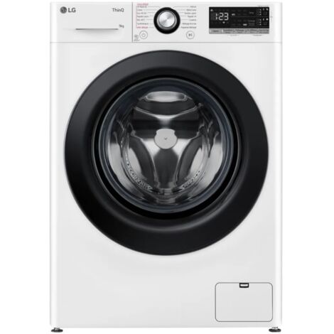 Lave-linge hibot 9kg 1400tours/min - Lg - F94R35WHSA (1/5)