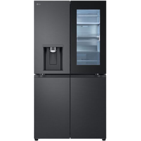 LG – Réfrigérateur américain 638L – 364L réfrigérateur – 274L congélateur – Distributeur d'eau et de glace – Classe E – Noir