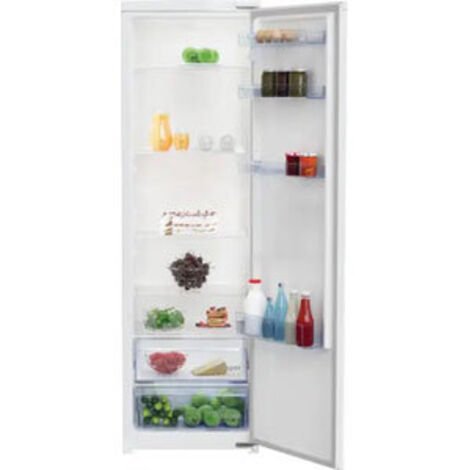 Beko – Réfrigérateur intégré 1 porte – Volume 309L – Classe énergétique E – Dimensions H177.5 x L54 x P54.5 cm – BSSA315K4SN