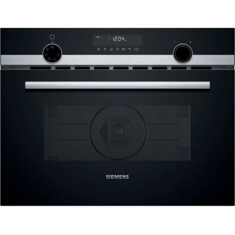 Siemens – Micro-ondes encastrable 44l 900w inox – Technologie cookControl15 – Préchauffage rapide – CM585AGS1
