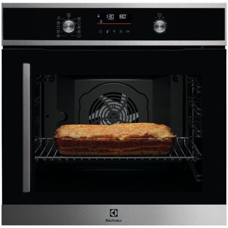 Electrolux – Four électrique pyrolyse 72L – Autonettoyant – Classe A+ – Puissance 3490W – Cuisson par convection – Design inox