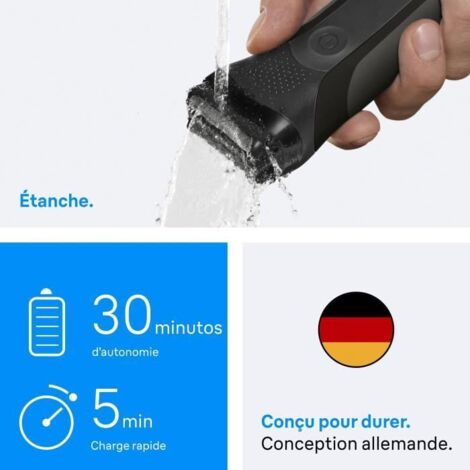 Rasoir électrique rechargeable - Braun - 300BT (1/5)