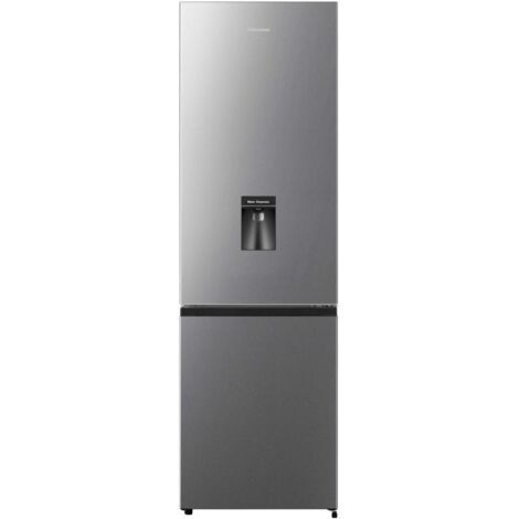 Hisense – Réfrigérateur combiné inversé 255L – Ventilé – Classe E – 179.7 x 55 x 56.3 cm – 2 portes – FCN255WDE