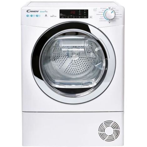 Candy – Sèche-linge pompe à chaleur 9 kg – Dimensions 59,6 x 85 x 58,5 cm – Niveau sonore 66 dB – 32 programmes connectés Wi-Fi - CSOEH9A2TCE-47 (1/5)