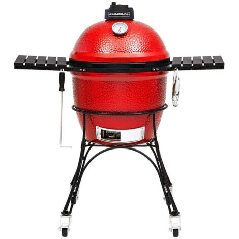 Barbecue kamado Classic Joe I sur chariot – Surface de cuisson 46 cm – Système Divide & Conquer – Température jusqu'à 400°C – Kamado Joe