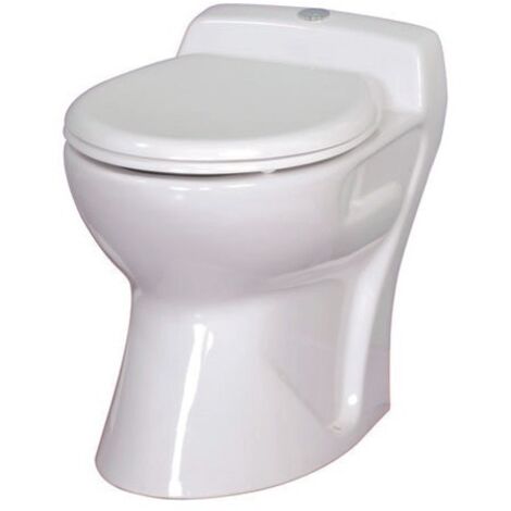 Cuvette WC broyeur intégré céramique vitrifiée blanche – Évacuation Ø 40 mm – Cuvette bactériostatique – Traitement anticalcaire – Anconetti