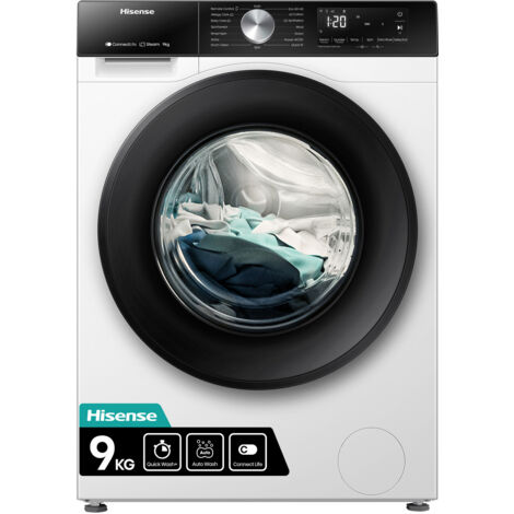 Hisense WF3S9043BW3 machine à laver Charge avant 9 kg 1400 tr/min Blanc