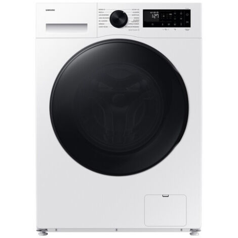 Samsung – Lave-linge séchant 11 kg – Classe A – Vitesse d'essorage 1400 tr/min – AI EcoBubble – Charge avant – Blanc – Pose libre - WD11DG5B15BE