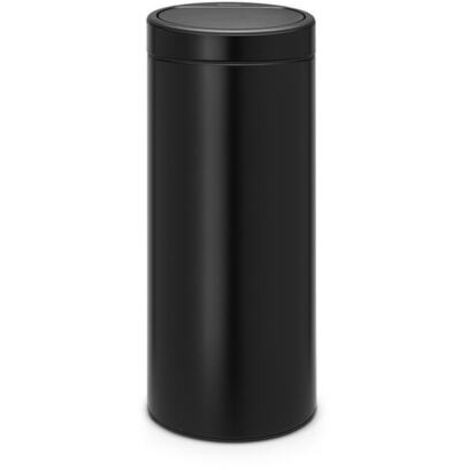 Brabantia Touch Bin New poubelle noir mat 30 litres (1/4)