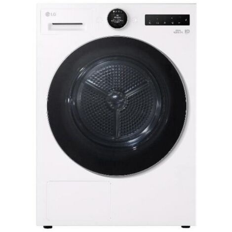 LG – Sèche-linge pompe à chaleur 9 kg – Tambour inox 122 L – Séchage rapide 81 min – Connectivité Wi-Fi – Programmes AI Dry et Anti-allergie (1/5)