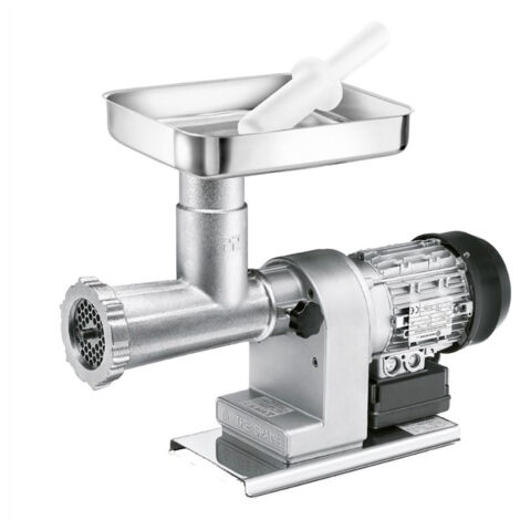 Hachoir électrique professionnel 600W – Moteur induction 220V – Débit 160 kg/h – Trémie inox grande capacité – Couteau auto-affûtant – Le Pratique