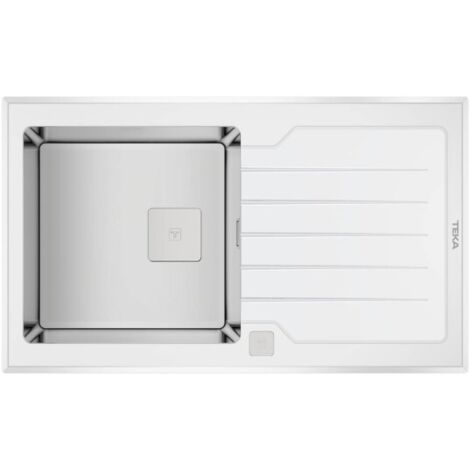 1c+1e.860x510.inox/verre.blanc. - Teka (1/5)
