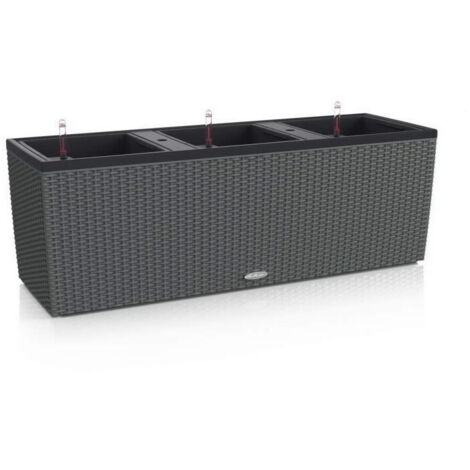 Jardinière Trio cottage 30 – 100 x 32,5 x 34,5 cm – 42 L – Bac d'arrosage interchangeable – Pour fruits et légumes – Lechuza (1/5)