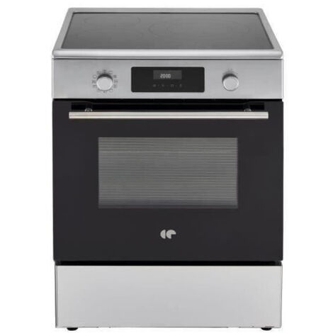 Cuisiniere induction - CONTINENTAL EDISON - CECI60FPS - 3 feux - L60 x H85 x P60 cm - Silver (1/5)
