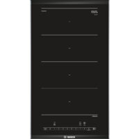 Bosch – Plaque induction vitrocéramique 2 foyers 2200W – Technologie Boost – Commande tactile – Dimensions 306x527mm – Sécurité enfant