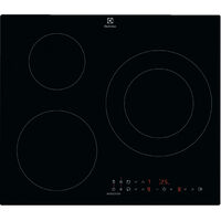 Electrolux – Plaque induction 3 foyers 60 cm – Puissance 7350 W – Verre-céramique – Détection de casserole – PIT60336C