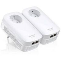 Tp-Link – Adaptateur CPL 2000 Mbit/s – 2 ports Ethernet Gigabit – Plug and Play – TLPA9025PKIT